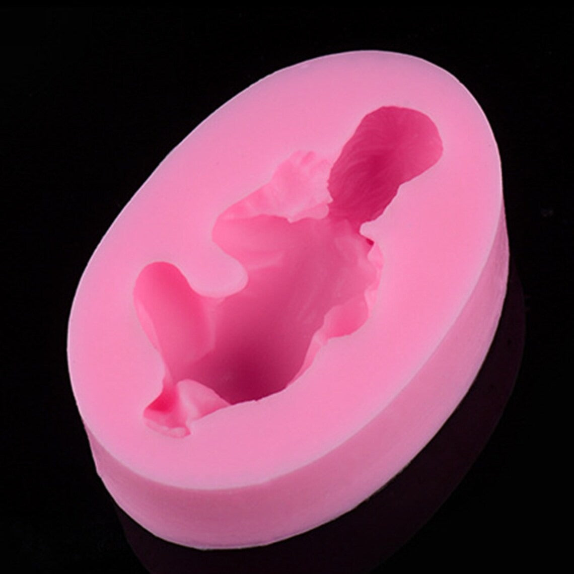 Small 3D Sleeping Baby Silicone Fondant Mold