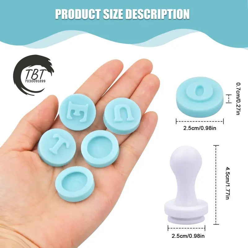26 Pcs Capital Alphabet Stamp Mold