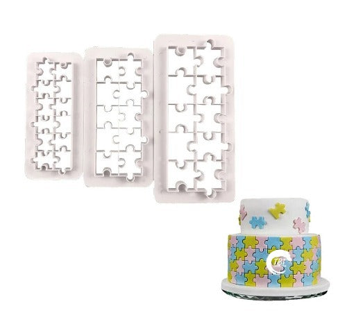 3 Pieces Puzzle Geometric Multi Cutter