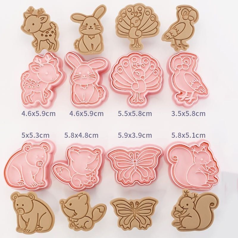 Animal And Birds Cookie And Fondant Cutter