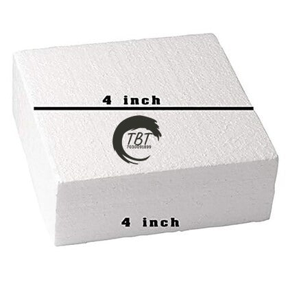 Square Cake Dummy 4x4 Inch