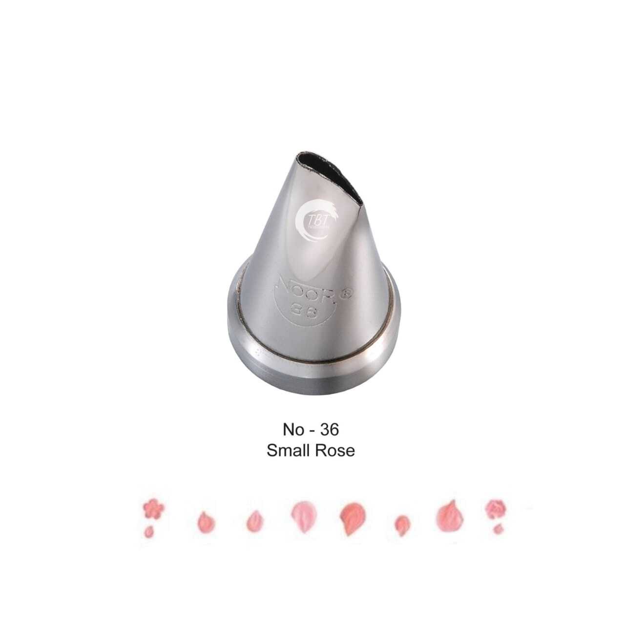 Noor Icing Piping Small Rose Nozzle - No36