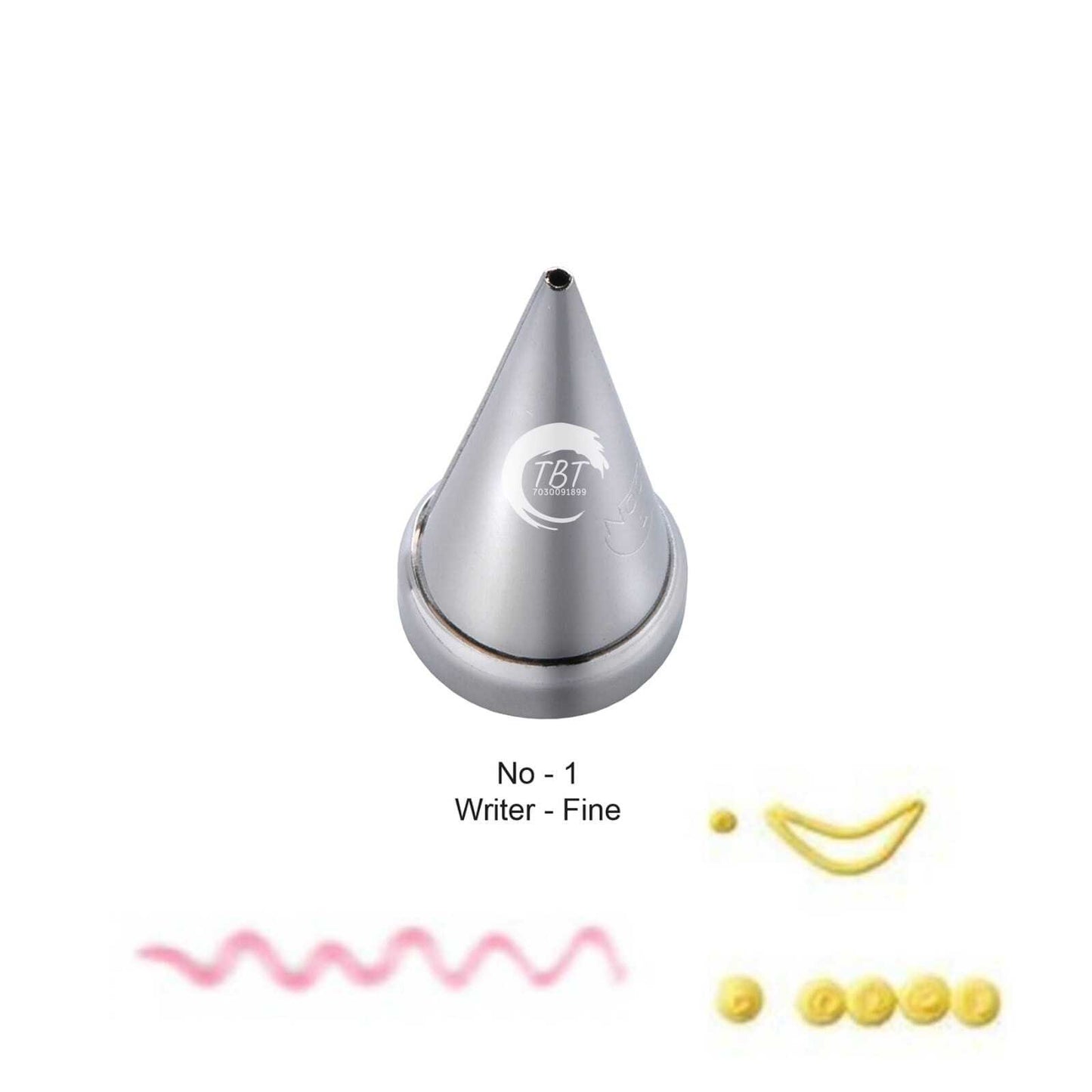 Noor Icing Piping Writer Fine Nozzle - No1