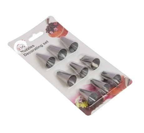9 Pcs Icing Piping Nozzle Tool Set