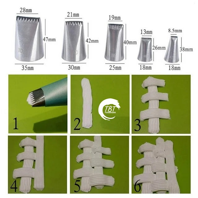 5 Pcs Basket Nozzle Set