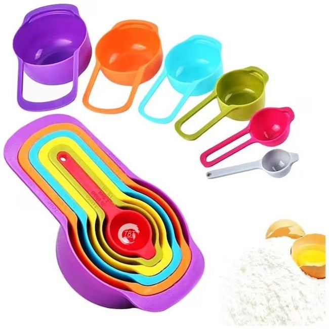 Measuring Cups and Spoons - Set of 6 Piece