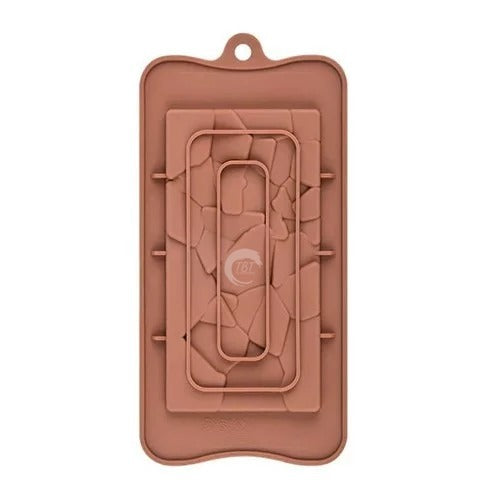 Cracked Bar Chocolate Silicone Mold