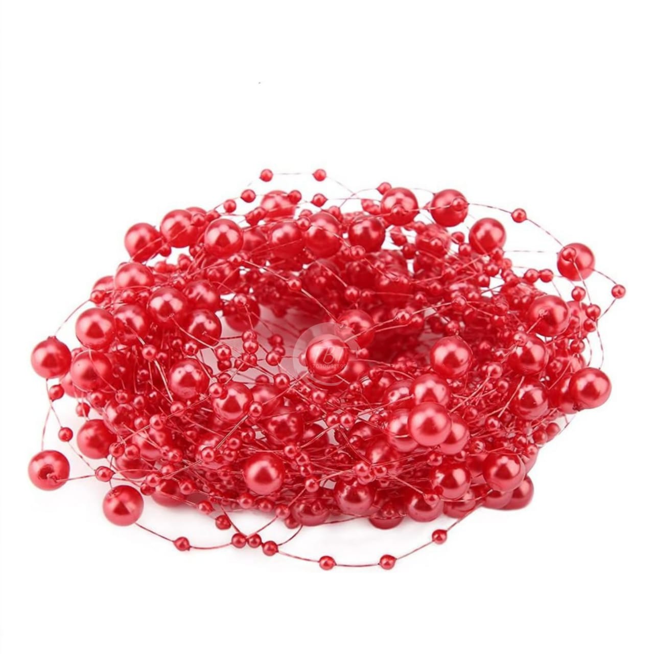 Red Pearl Bead Lase