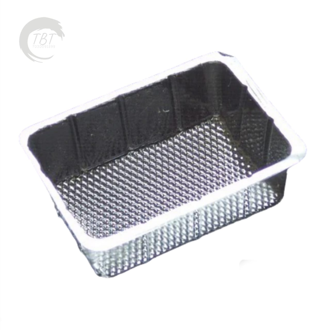 Rectangle Disposable Plastic Pastry Tray 100 Pieces