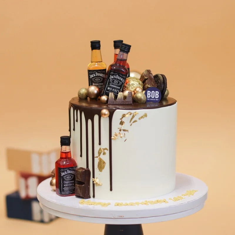 Bacardi Liquor Bottle Miniature Cake Toy
