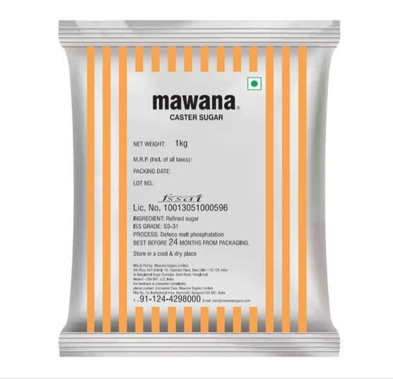 Mawana Caster Sugar 1kg