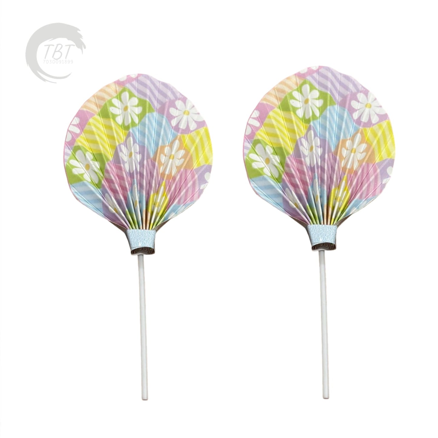 Paper Palm Leaf Cake Topper #12 (Set of 2)