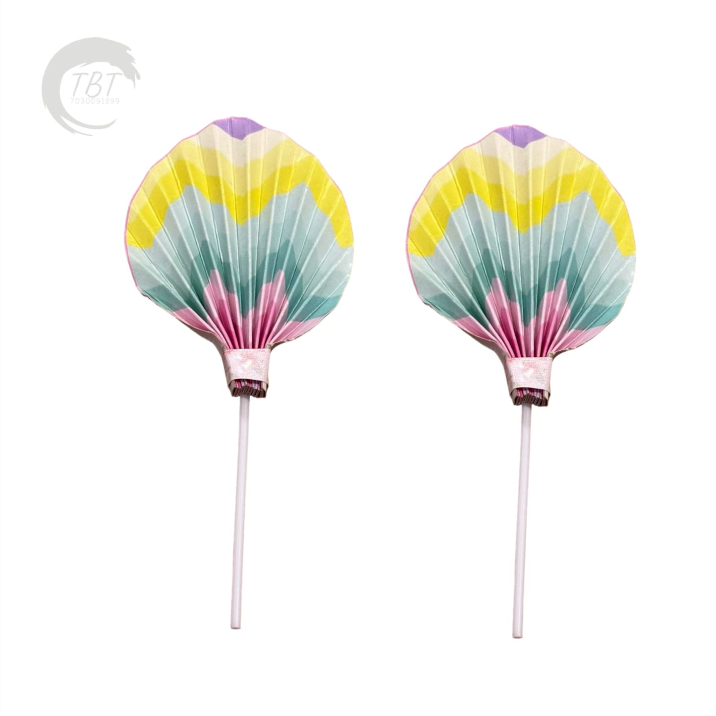 Paper Palm Leaf Cake Topper #15 (Set of 2)