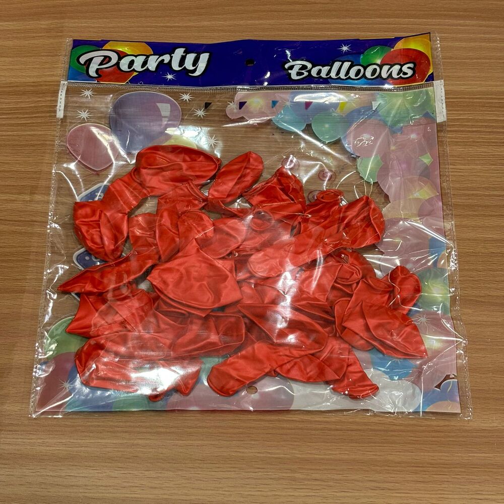 Metallic Balloon Packet (Red)