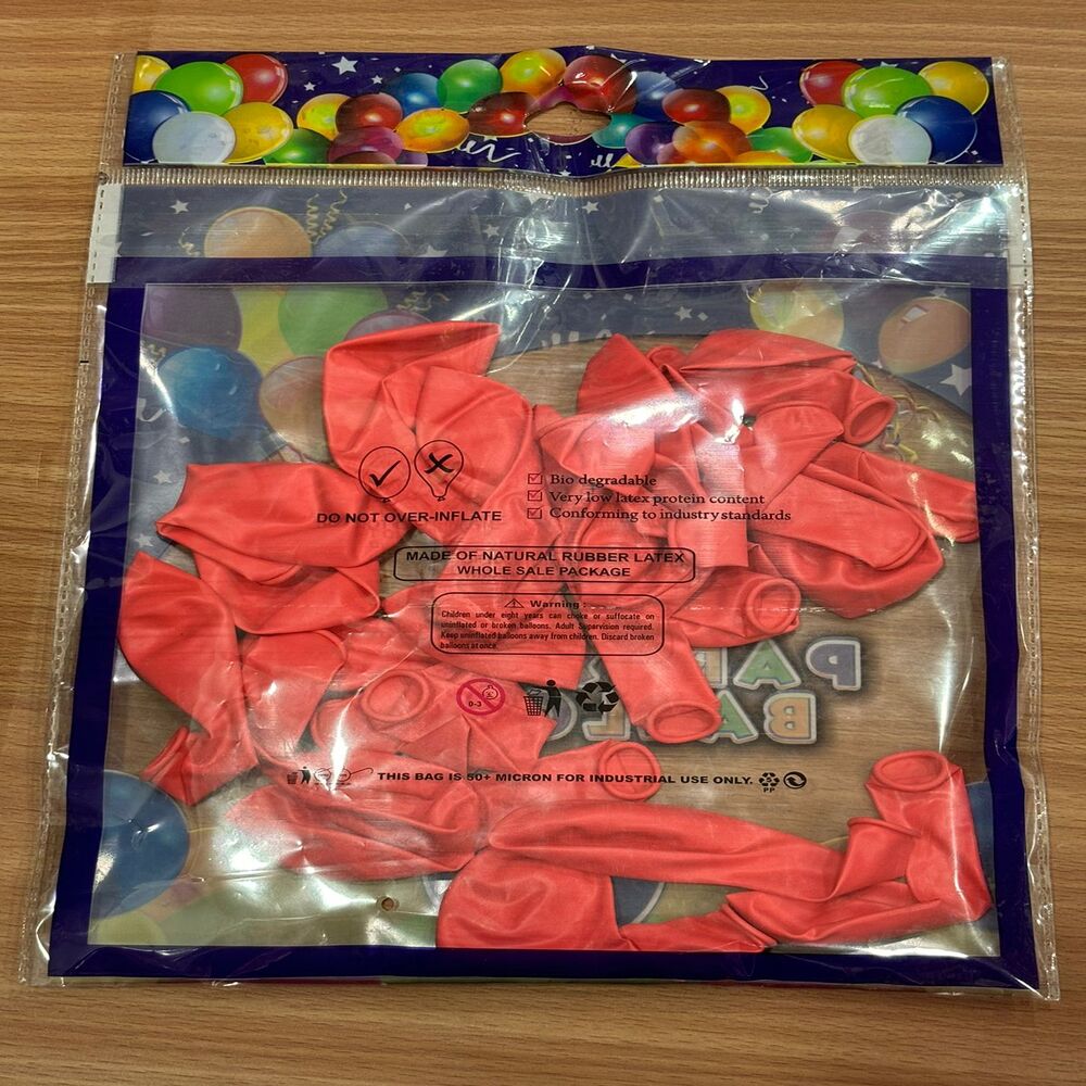 Pastel Balloon Packet (Red)