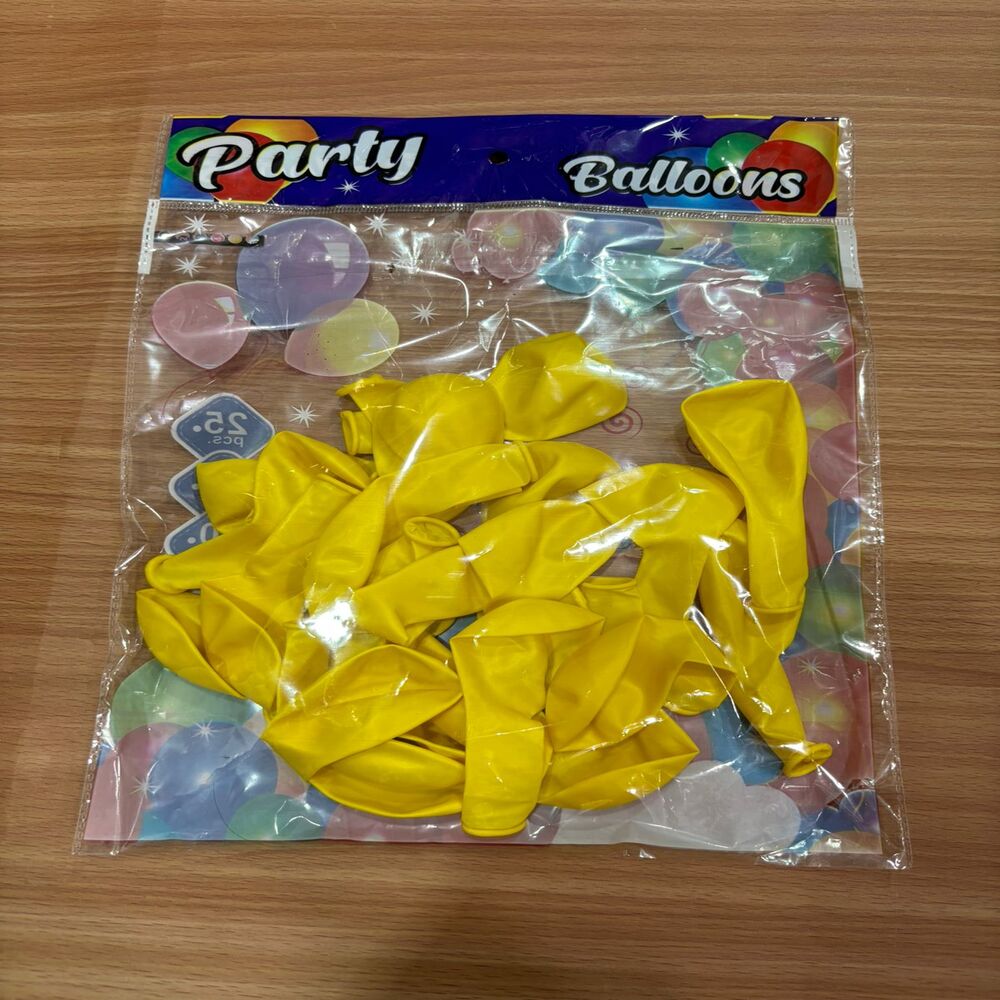 Metallic Balloon Packet (Yellow)