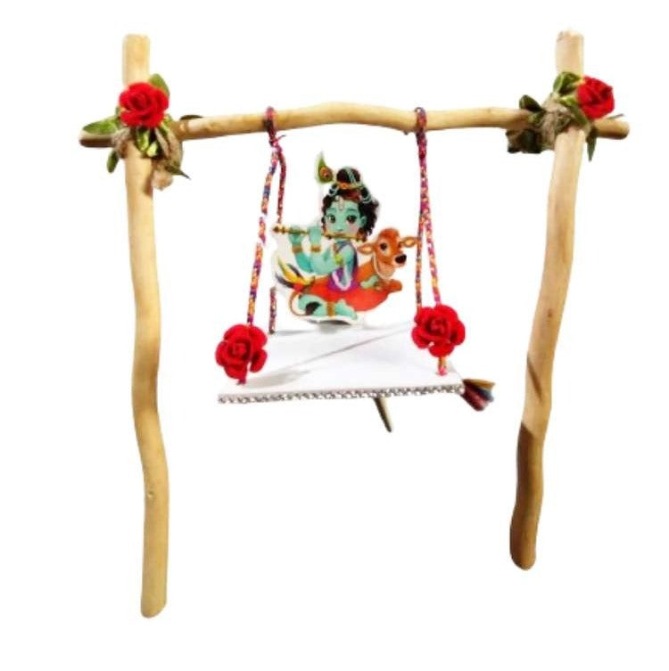Wooden Swing With Acrylic Plate Topper