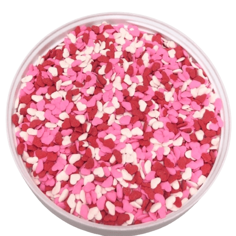 Edible Sugar Valentine Heart Sprinkles