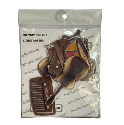 Musical Instruments Edible Pre-Cut Wafer Paper