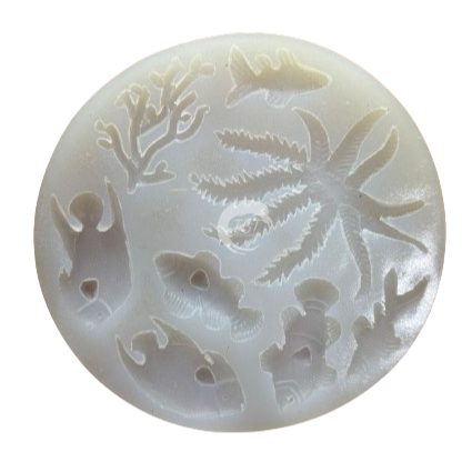 Starfish And Sea Creatures Silicone Fondant Mold