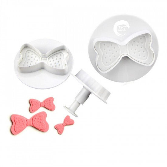 Bow Knot Plunger Fondant Cutter Set