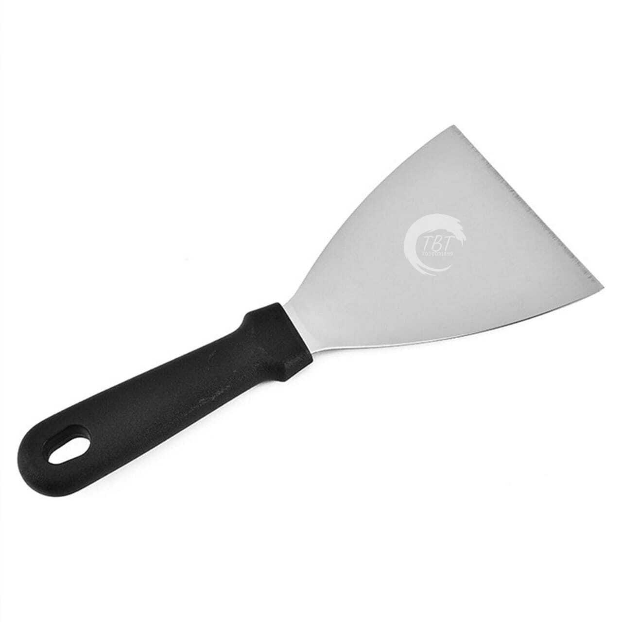 Stainless Steel Ice Cream Scraper Black Handle