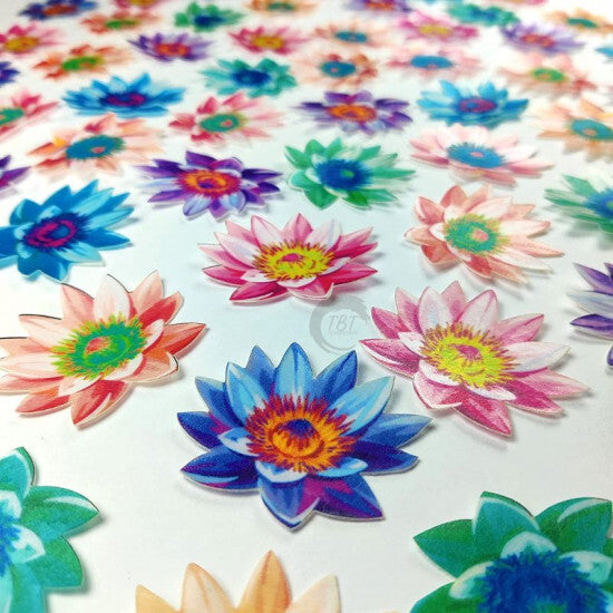 Edible Pre-Cut Flowers Wafer Paper #8