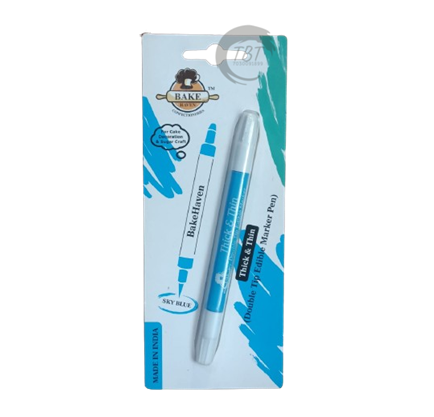 Bake Haven Double Sided Edible Marker - Blue