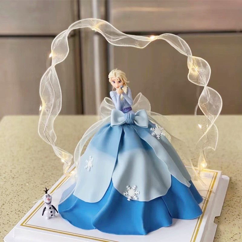 LED Hoop Light Ribbon Cake Topper