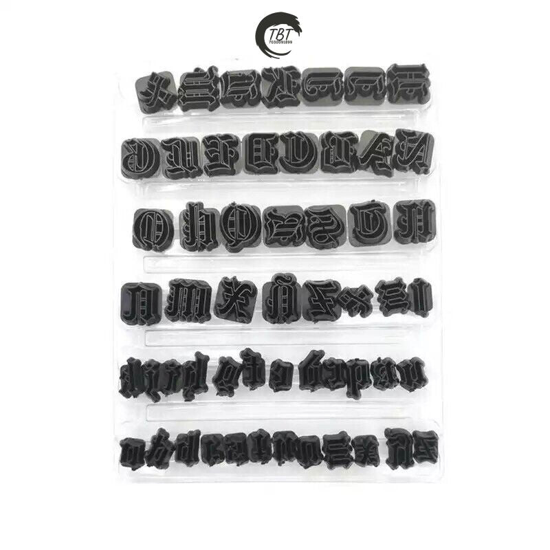 Gothic Letters Alphabet Silhouette Cutter Set
