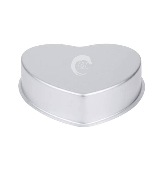 Aluminium Heart Shape Cake Mould Cake Tin - 6x2 Inch