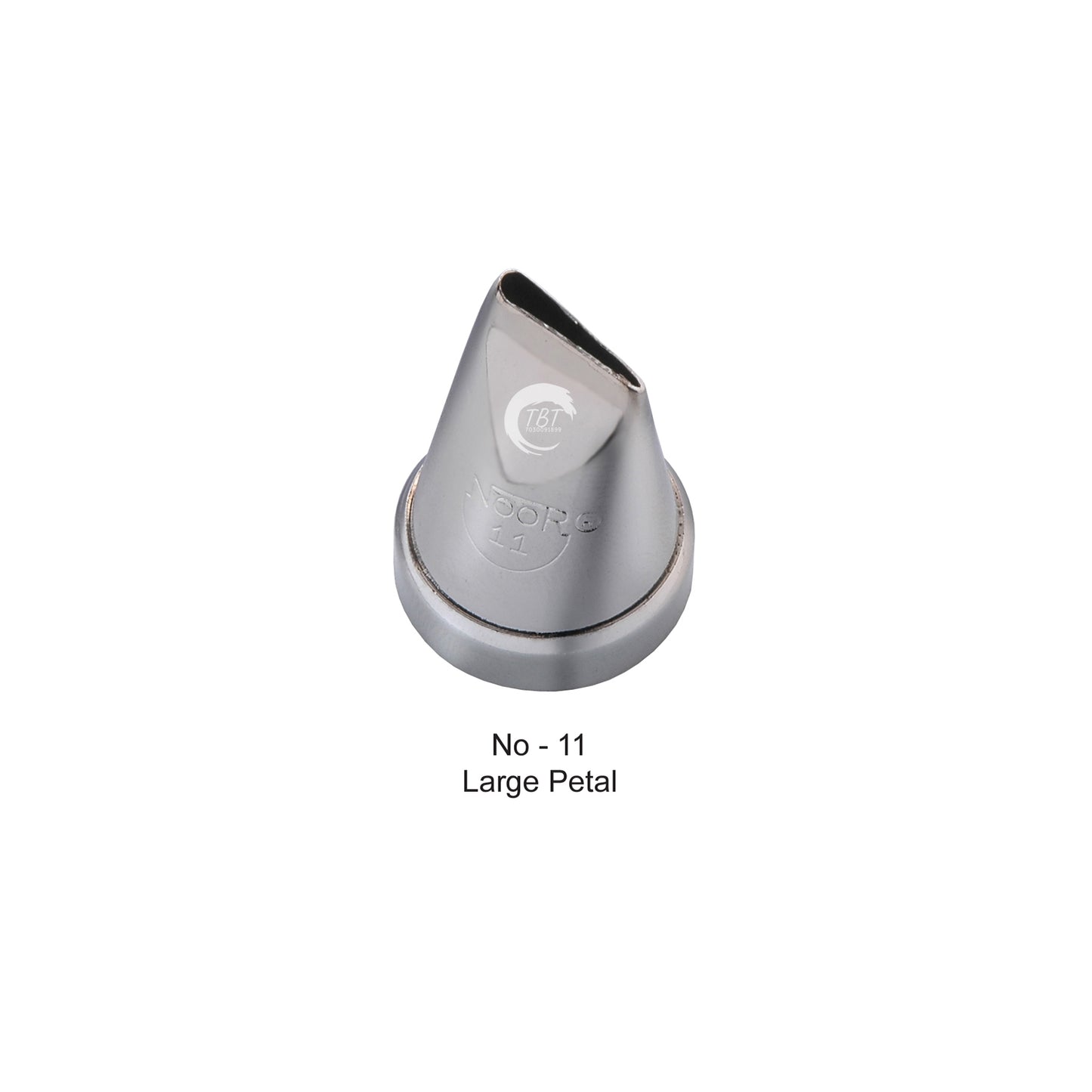 Noor Stainless Steel Small Petal Icing Piping Nozzle - No11
