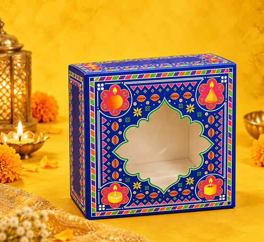 Candle Urli Box /Small Hamper Box (6.5/6.5/2″)