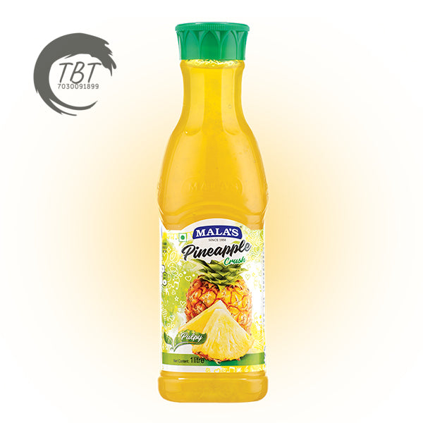 Mala's Pineapple Crush Fruit Extracts - 1 Litre