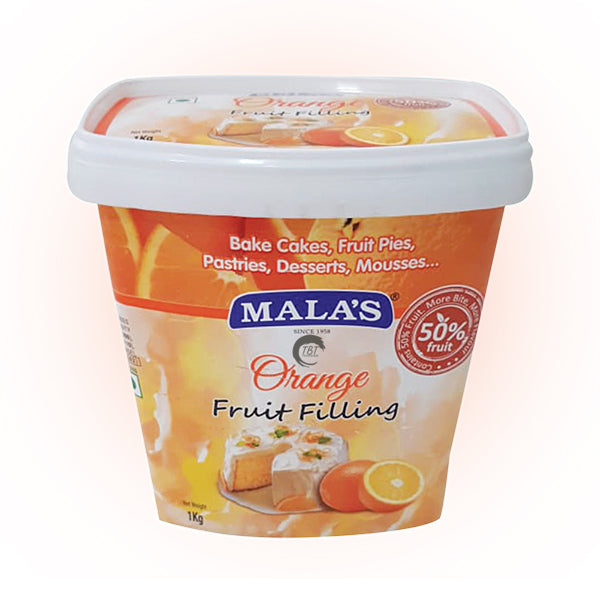 Mala's Orange Fruit Fillings 1kg