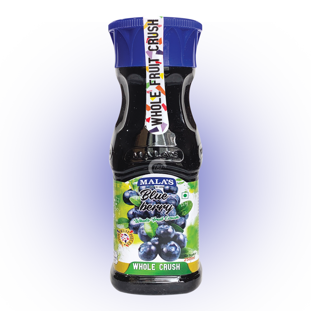 Malas Blueberry Whole Fruit Crush - 250ml