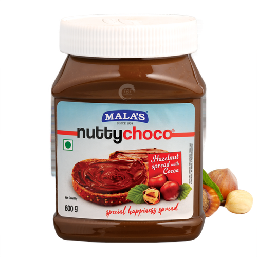 Mala's Nutty Choco Hazelnut Spread - 600 Gm