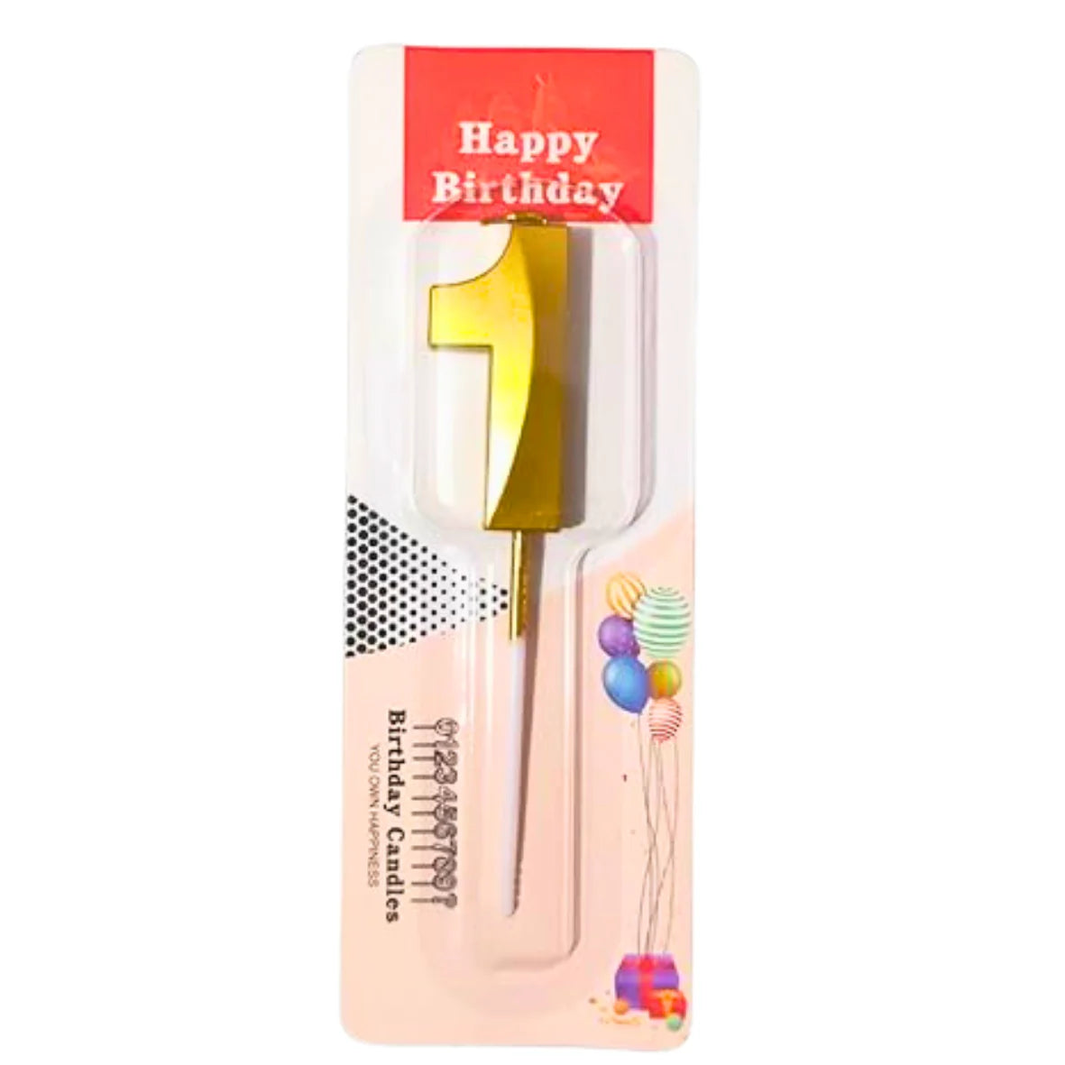 1 One Golden Number Candle