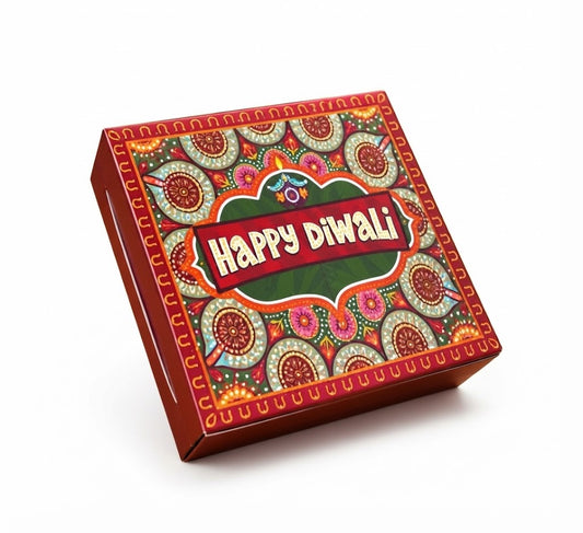 1 Brownie Diwali Hamper Box (3/3/1.75 inch) pack of 10Pcs