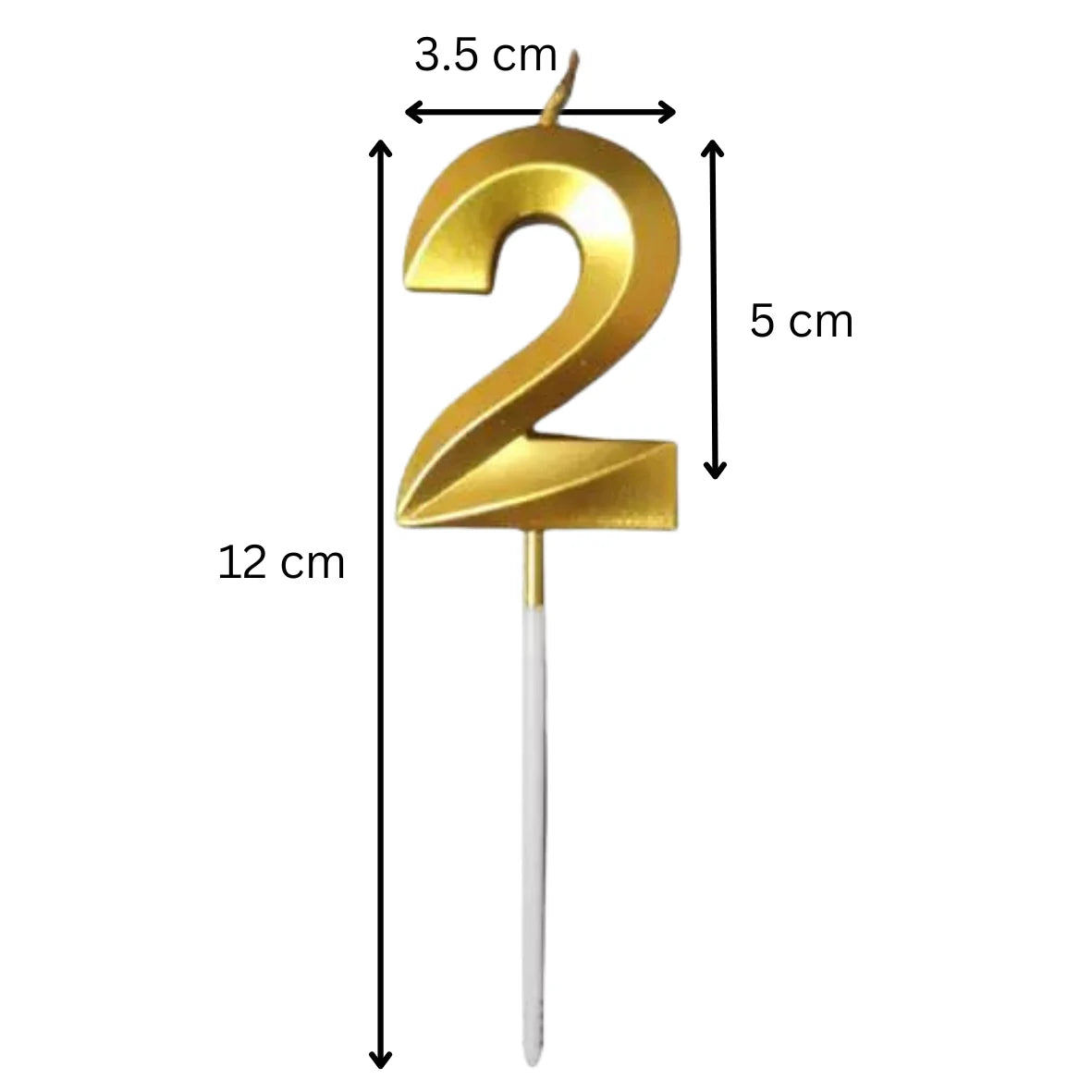 2 Two Golden Number Candle