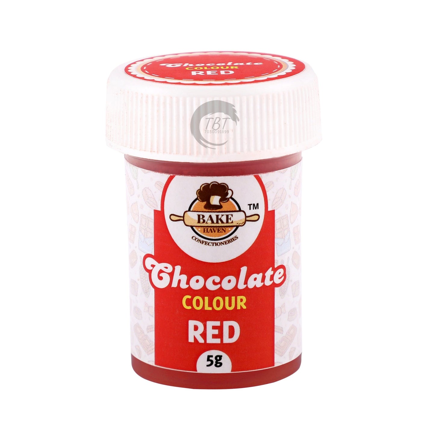 Bake Haven Chocolate Powder color 5 GM - Red