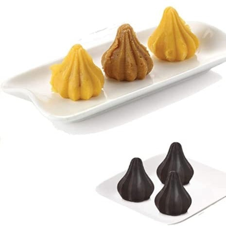 8 Cavity Silicone Modak Shape Chocolate Mold