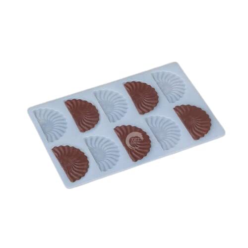 Ruffle Fan Silicone Chocolate Garnishing Sheet Mold