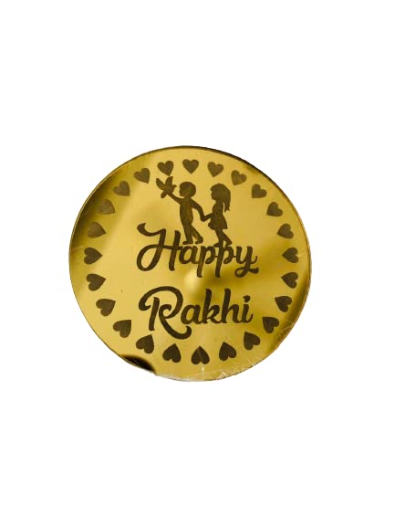 Raksha Bandhan Acrylic Coins ( Pack Of 10 Pcs )