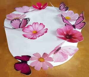 Edible Pre-Cut Flowers Wafer Paper #8