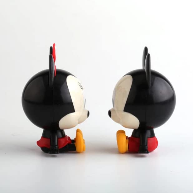 Cute Mickey Minnie Mouse Cake Topper Toys Set