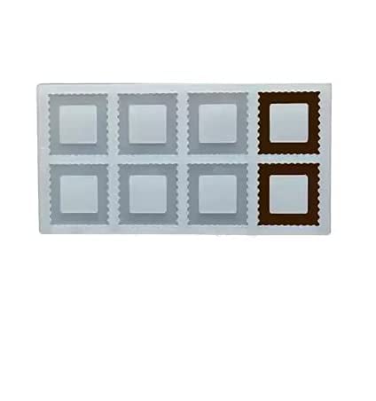 Hollow Square Shape Silicone Chocolate Garnishing Sheet