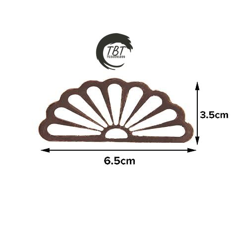 9 Cavity Fan Silicone Garnishing Chocolate Sheet Mold