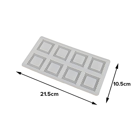 Hollow Square Shape Silicone Chocolate Garnishing Sheet