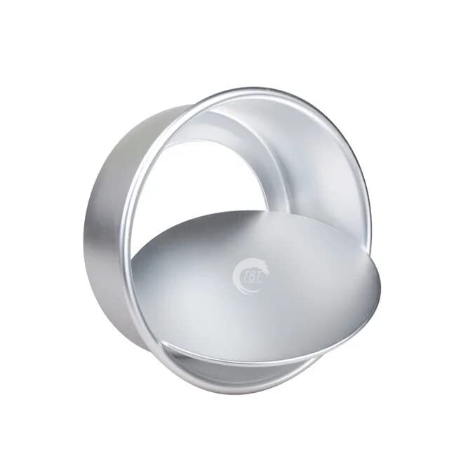Aluminium Loose Bottom Round Cake Mold Cake Tin - 8X2.5 Inch